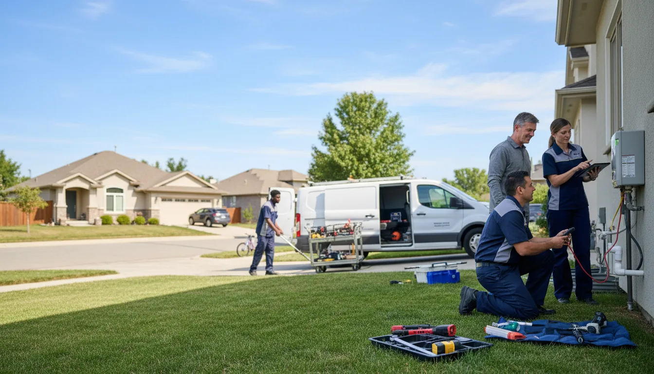 Tankless water heater service in Holbrook, MA